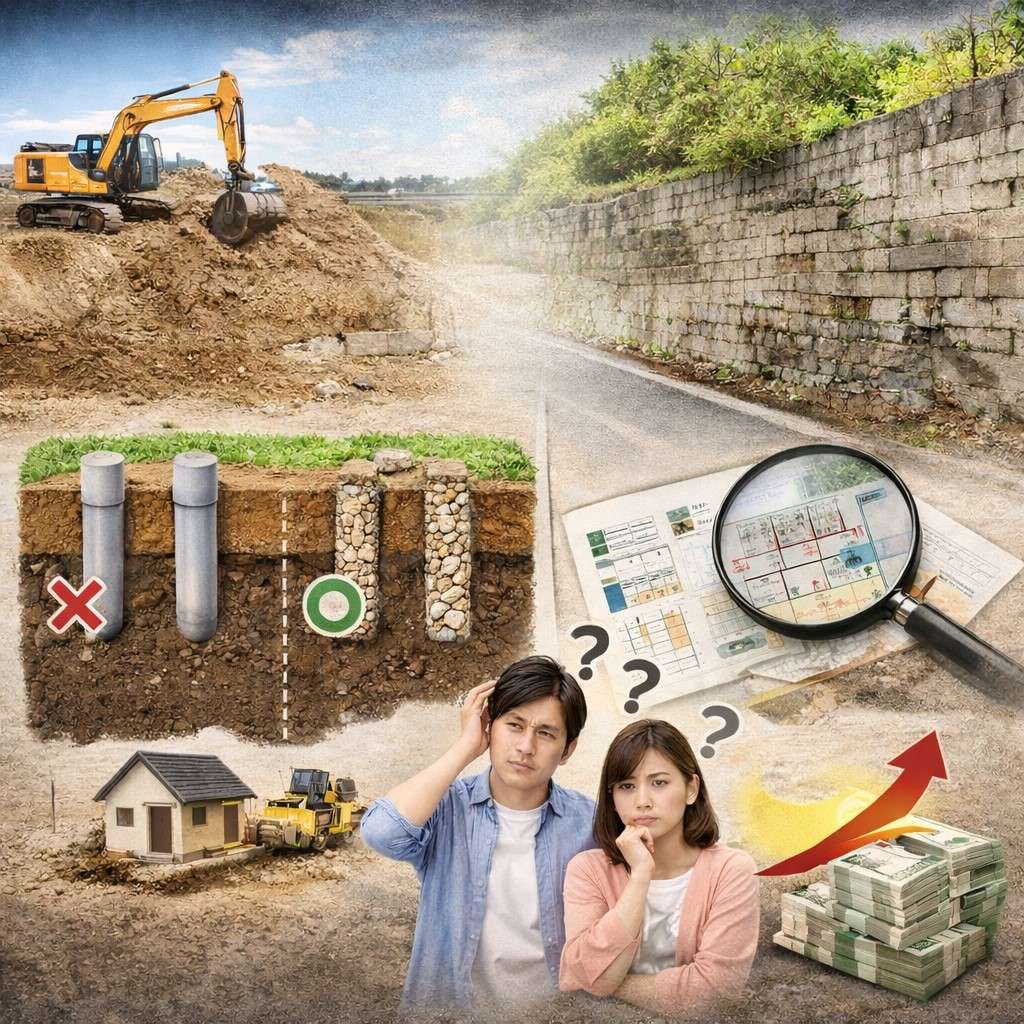 土地探しをするときに知っておきたい！造成・擁壁・地盤改良…“見えない費用”の正体