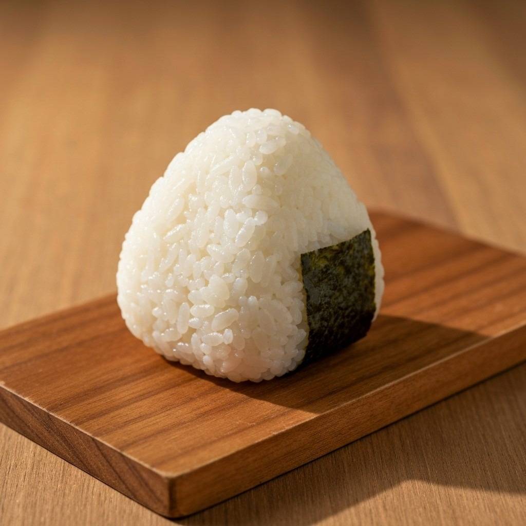おにぎりで接着強度を試す