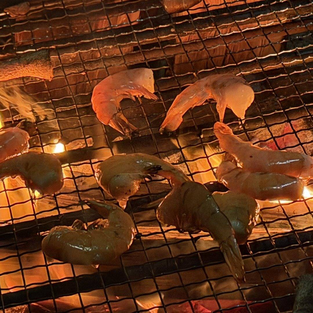 キャンプの焚き火