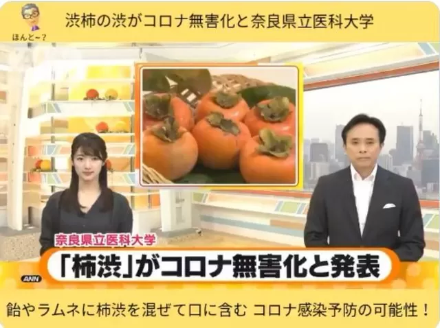 塗料に使用している柿渋が新型コロナを無害化するお話