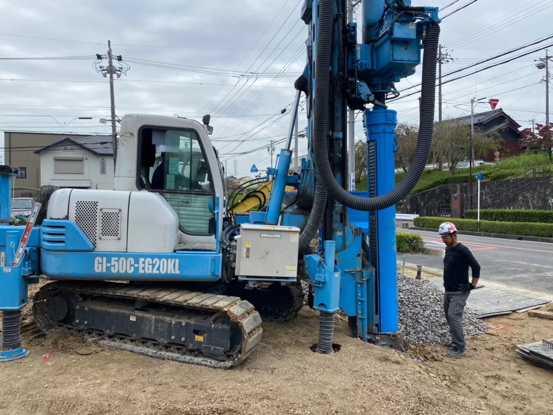 半田市での注文住宅地盤改良です。