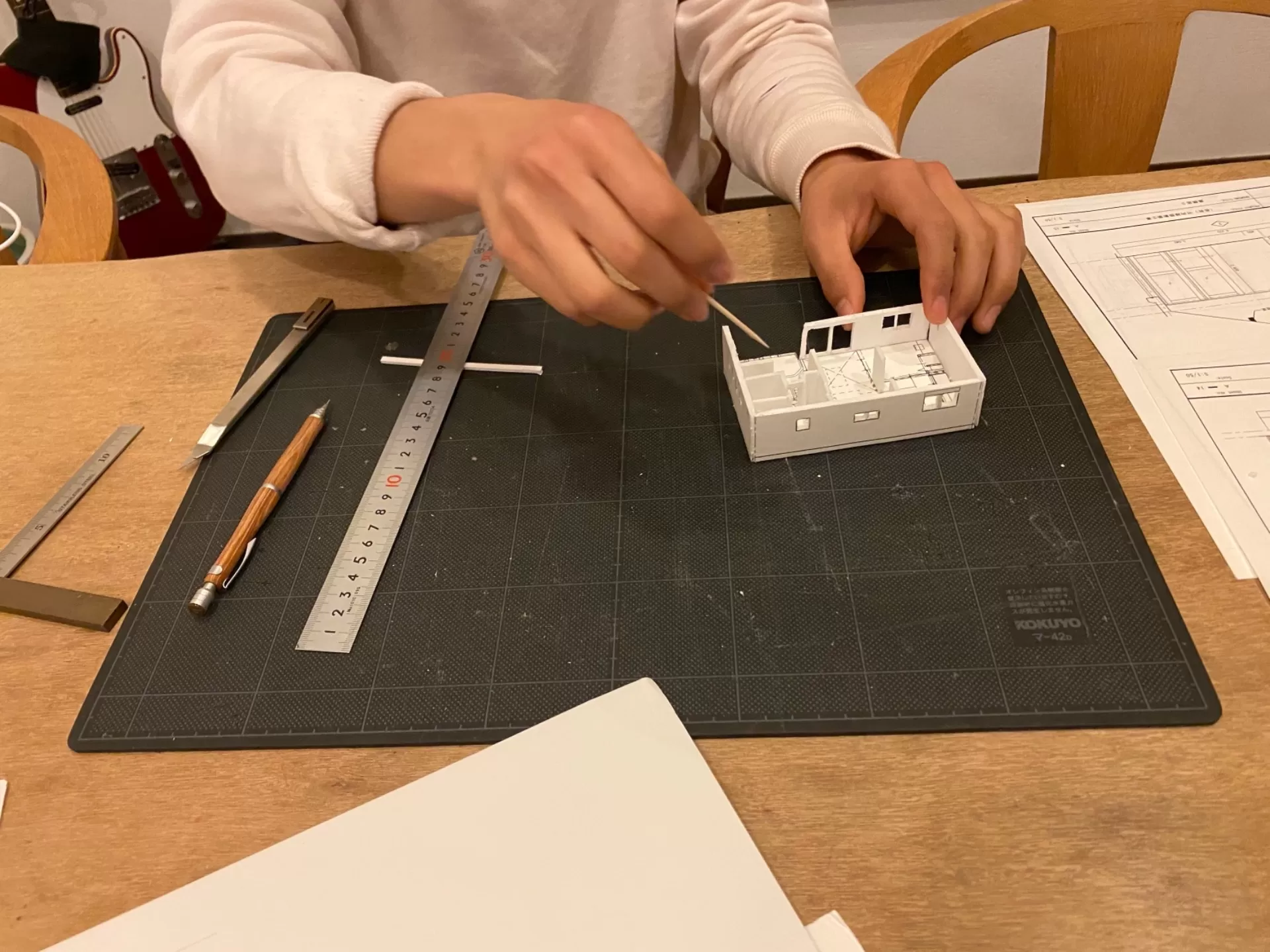 注文住宅の模型作り