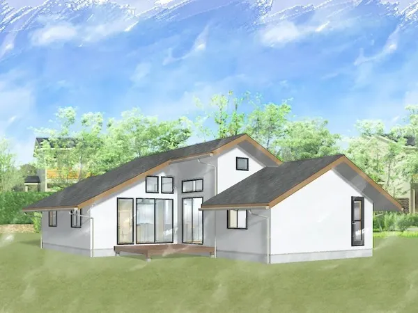 無添加住宅平屋外観